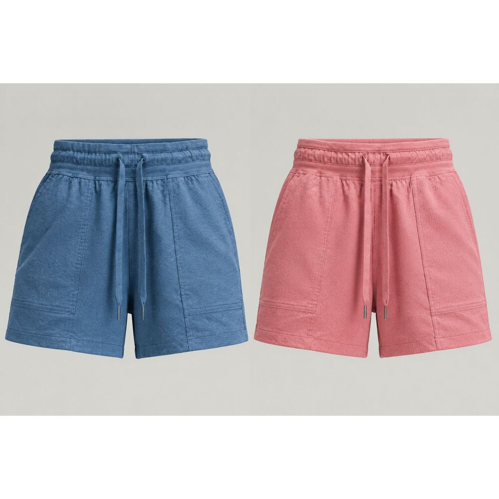 Lululemon Dance Studio Evolve High-Rise Relaxed Shorts Bundle Pink & Blue Size 2